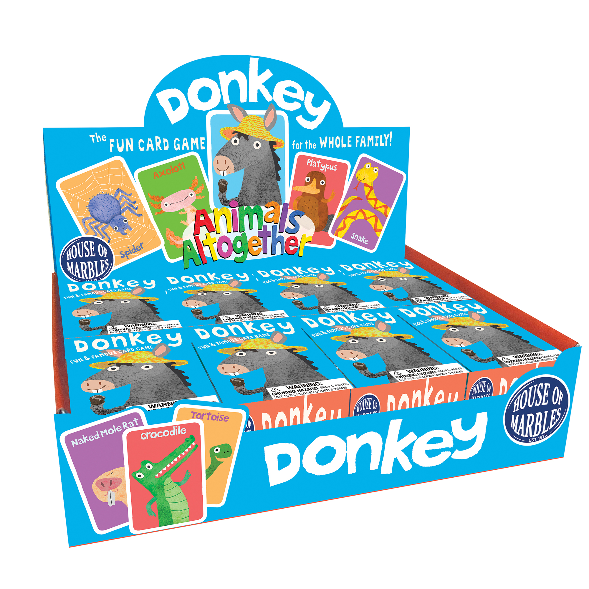 Donkey Card Game – Fun Family Matching Game with Animal Pairs