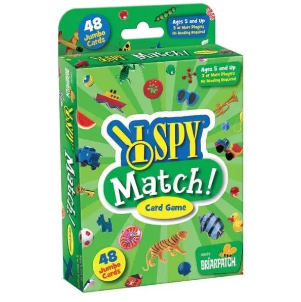 Adventure Awaits I Spy Match card game with jumbo cards and colourful object matching gameplay
