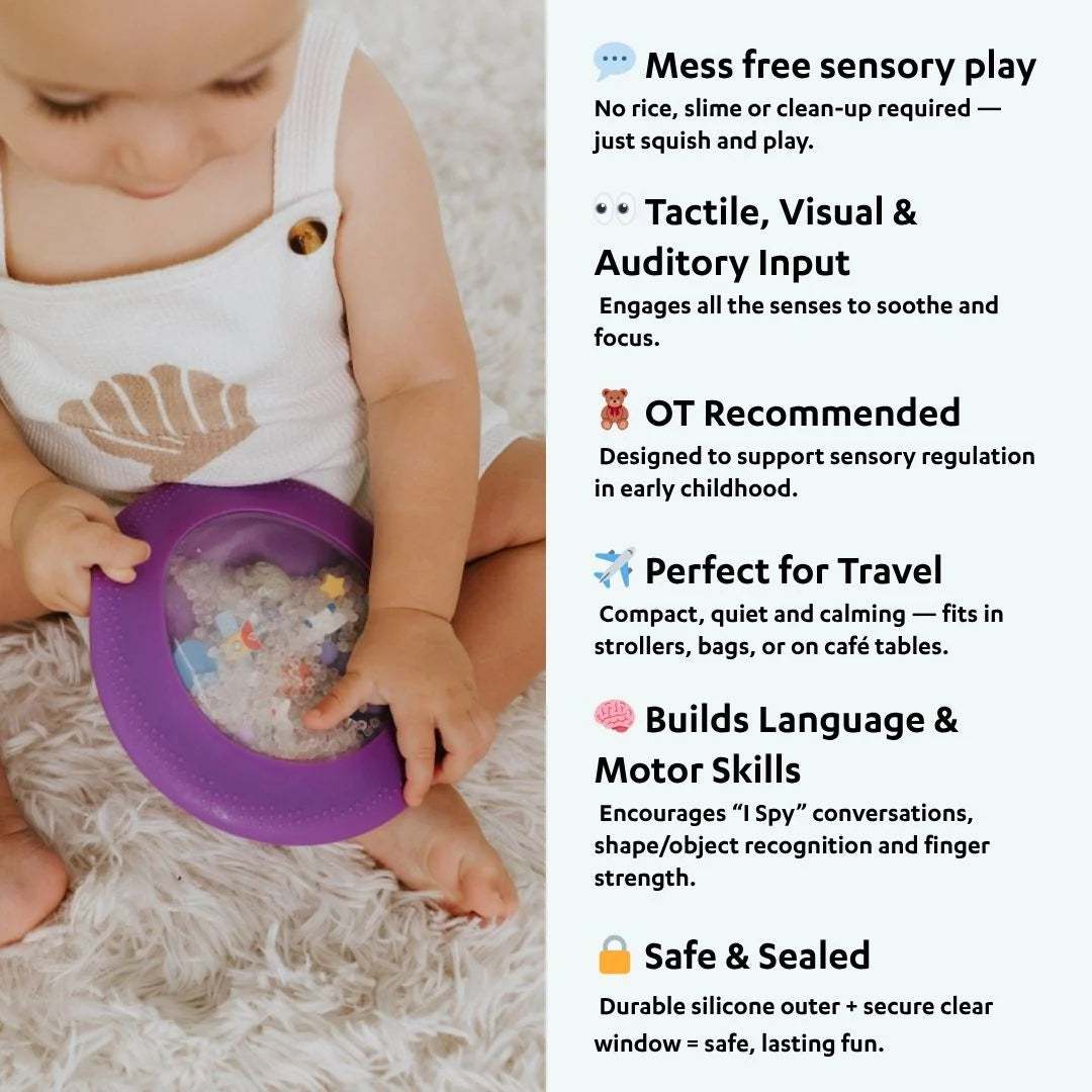 Peekaboo Sensory Bag by Jellystone Designs