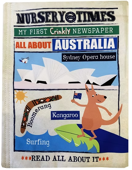 Jo and Nics Crinkly Cloth Baby Books.