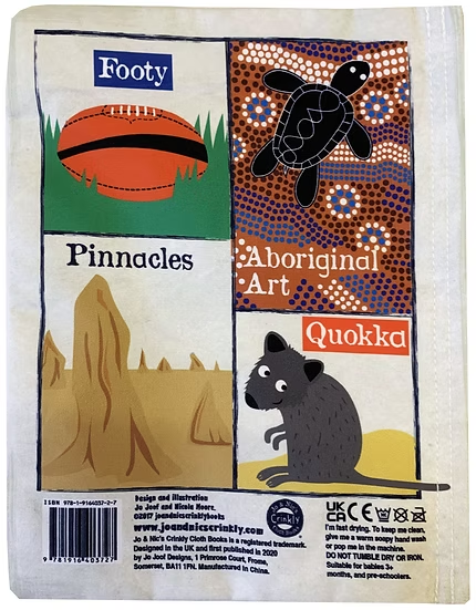 Jo and Nics Crinkly Cloth Baby Books.