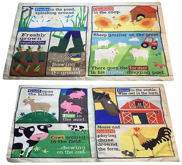 Jo and Nics Crinkly Cloth Baby Books.