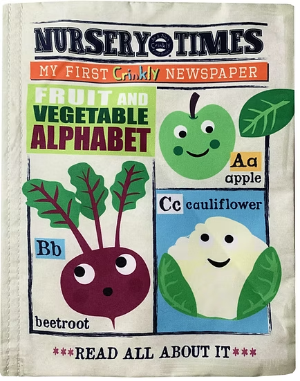 Jo and Nics Crinkly Cloth Baby Books.