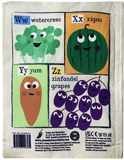 Jo and Nics Crinkly Cloth Baby Books.