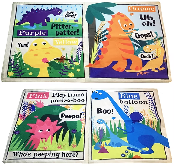 Jo and Nics Crinkly Cloth Baby Books.