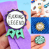 Sassy & Sweary Enamel Lapel Pins