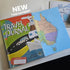 Kids travel journal with fold-out Map of Australia opened out