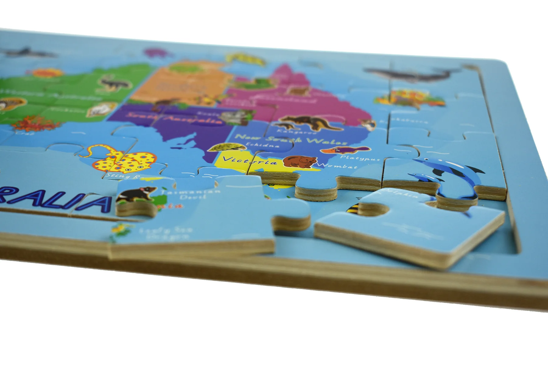 Map Of Australia Wooden Puzzle 24pc by Koala Dream