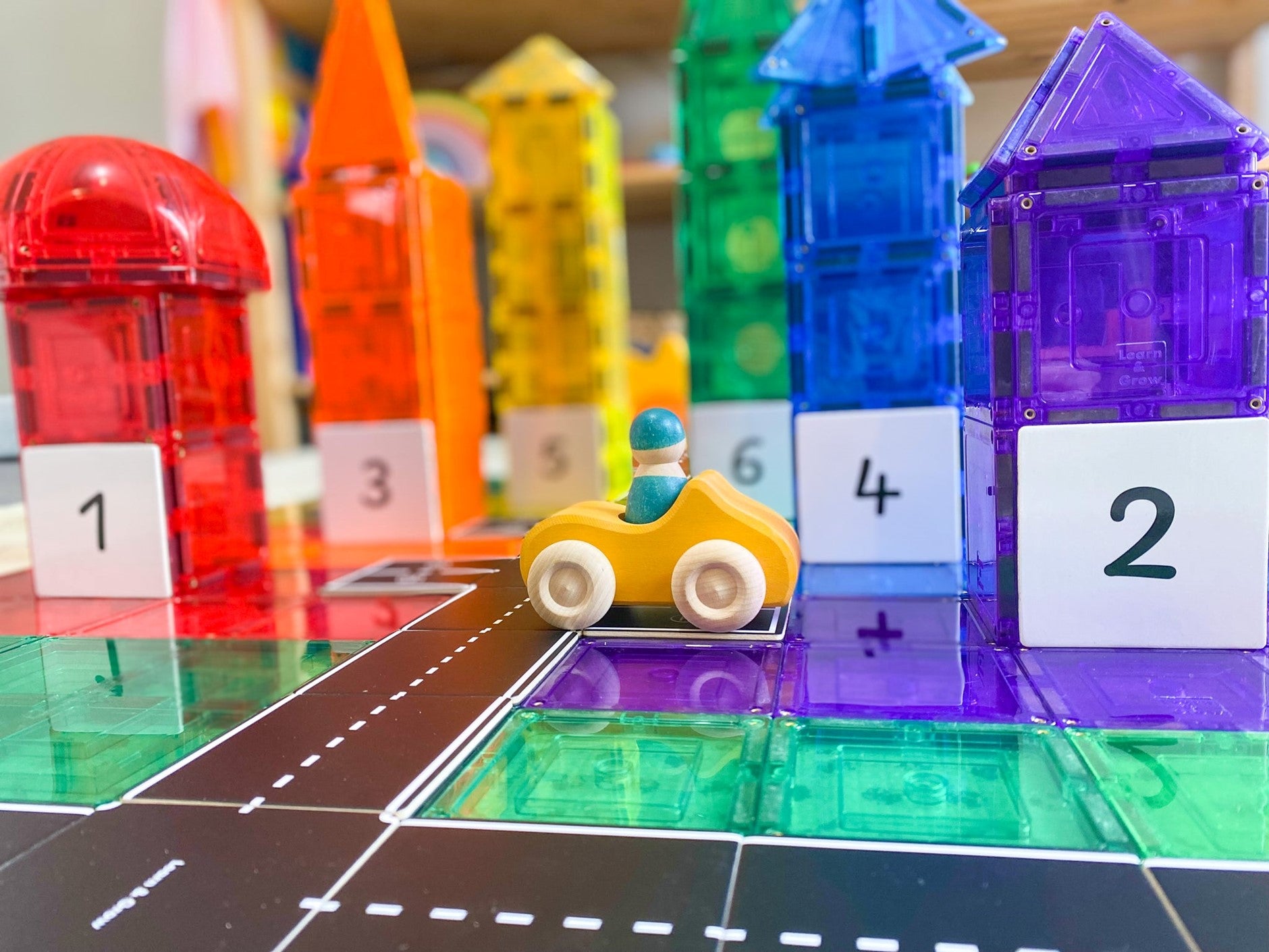 Learn & Grow Magnetic Tile Topper | Numeracy Pack (40 Piece)