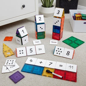 Learn & Grow Magnetic Tile Topper | Numeracy Pack (40 Piece)