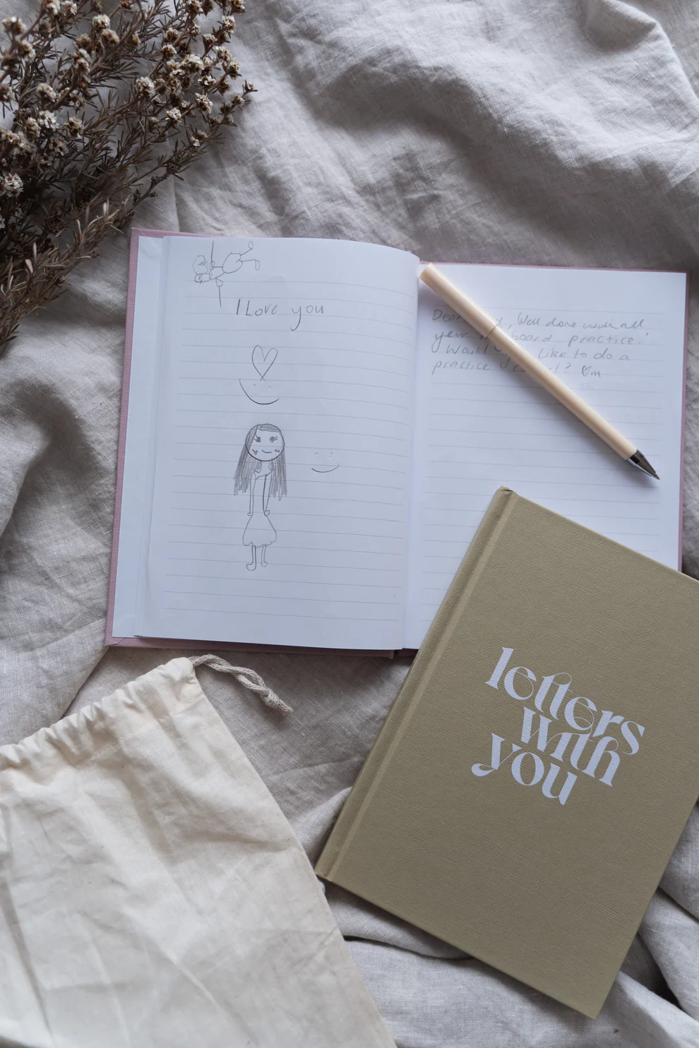 Letters With You Book by The Tiny Little Dreamer