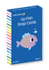 Adventure Awaits Little Genius Go Fish snap cards box featuring a colourful cartoon fish illustration