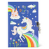 Tiger Tribe | Lockable Diary - Unicorn Rainbows