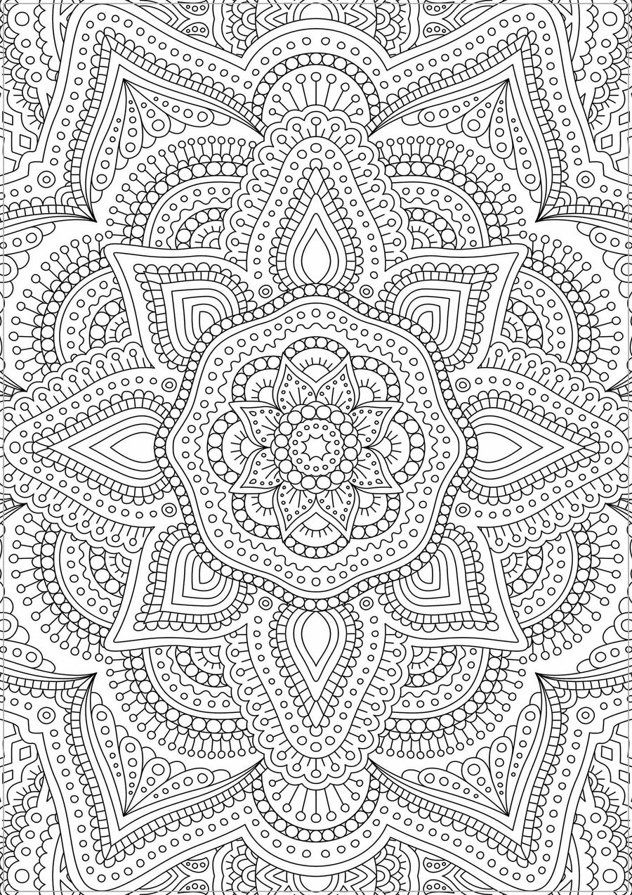 Mandala Mindful Poster Art Book