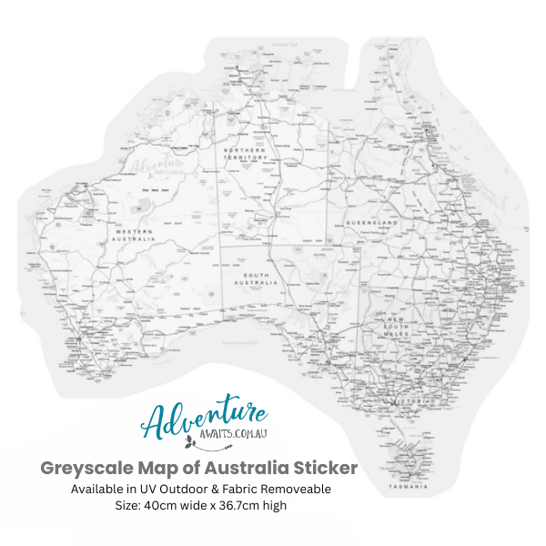 Map of Australia Sticker Decal | Australian Made