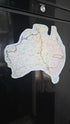 Map of Australia Sticker Decal | UV Outdoors OR Fabric Removeable