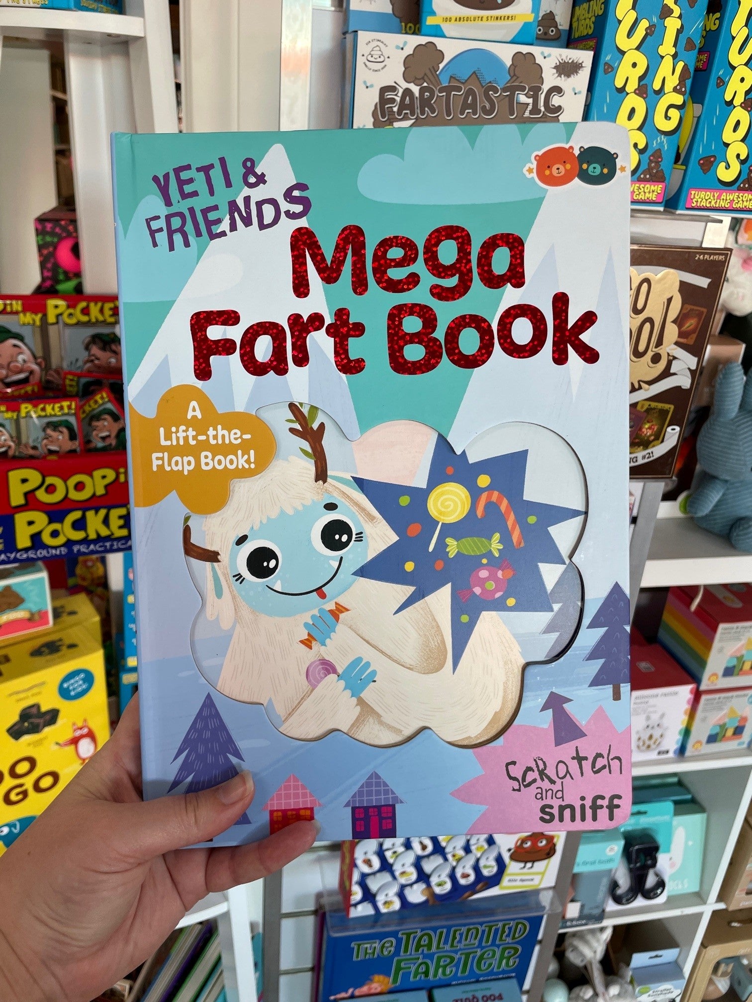 Mega Scratch & Sniff Fart Book | Yeti And Friends