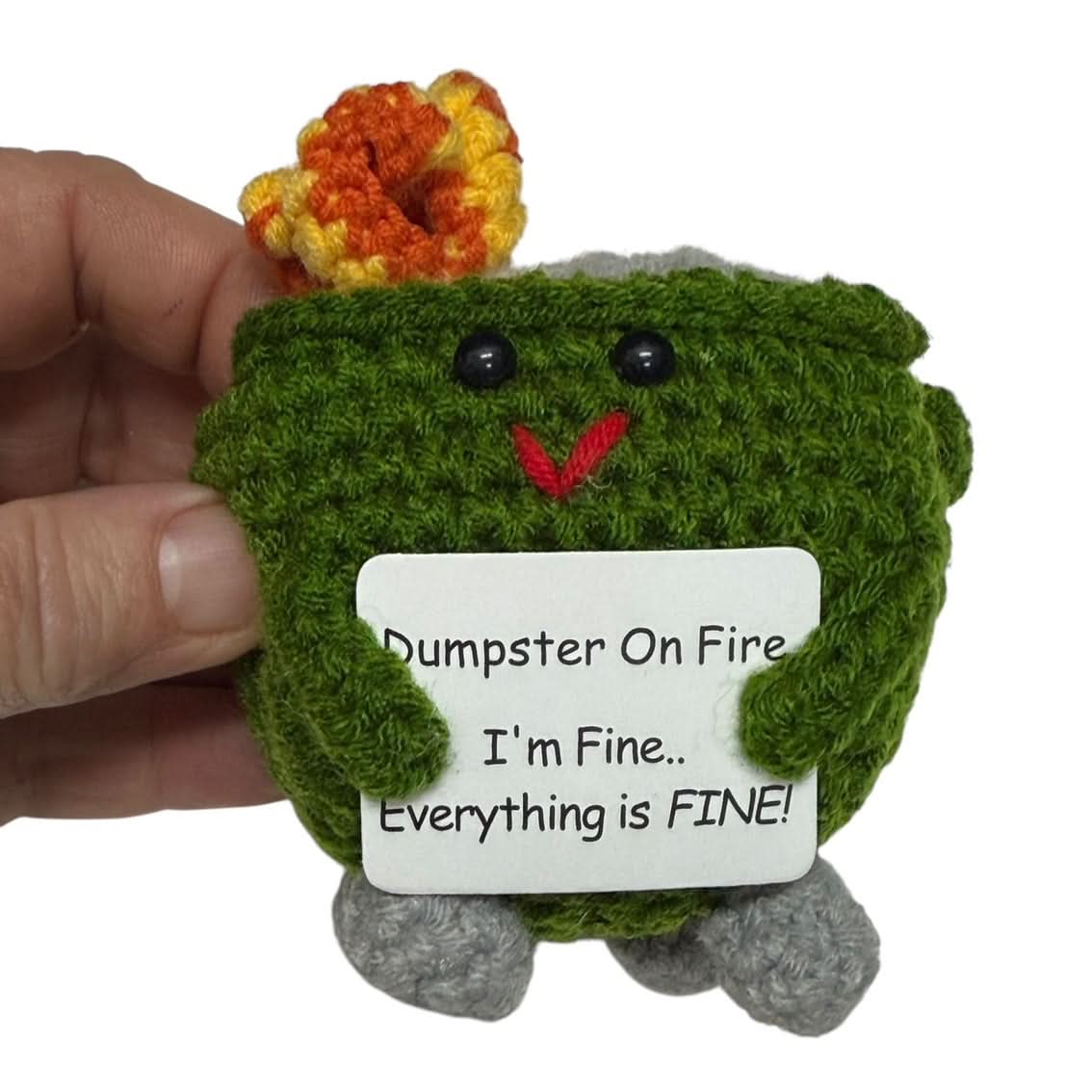 Mini Crochet Characters | Handmade Positive Message Gift