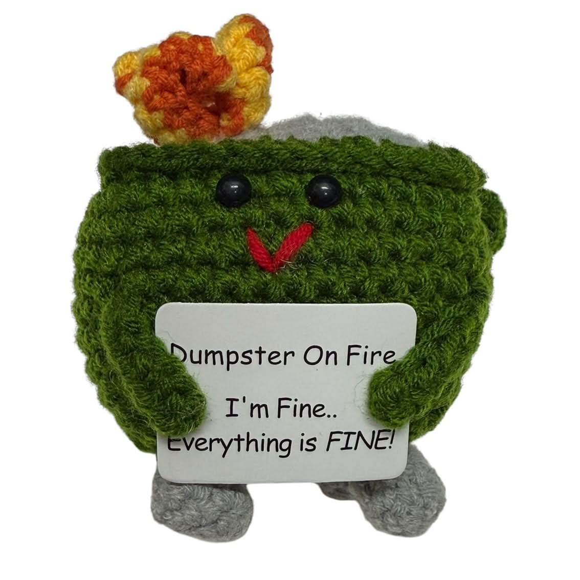 Mini Crochet Characters | Handmade Positive Message Gift