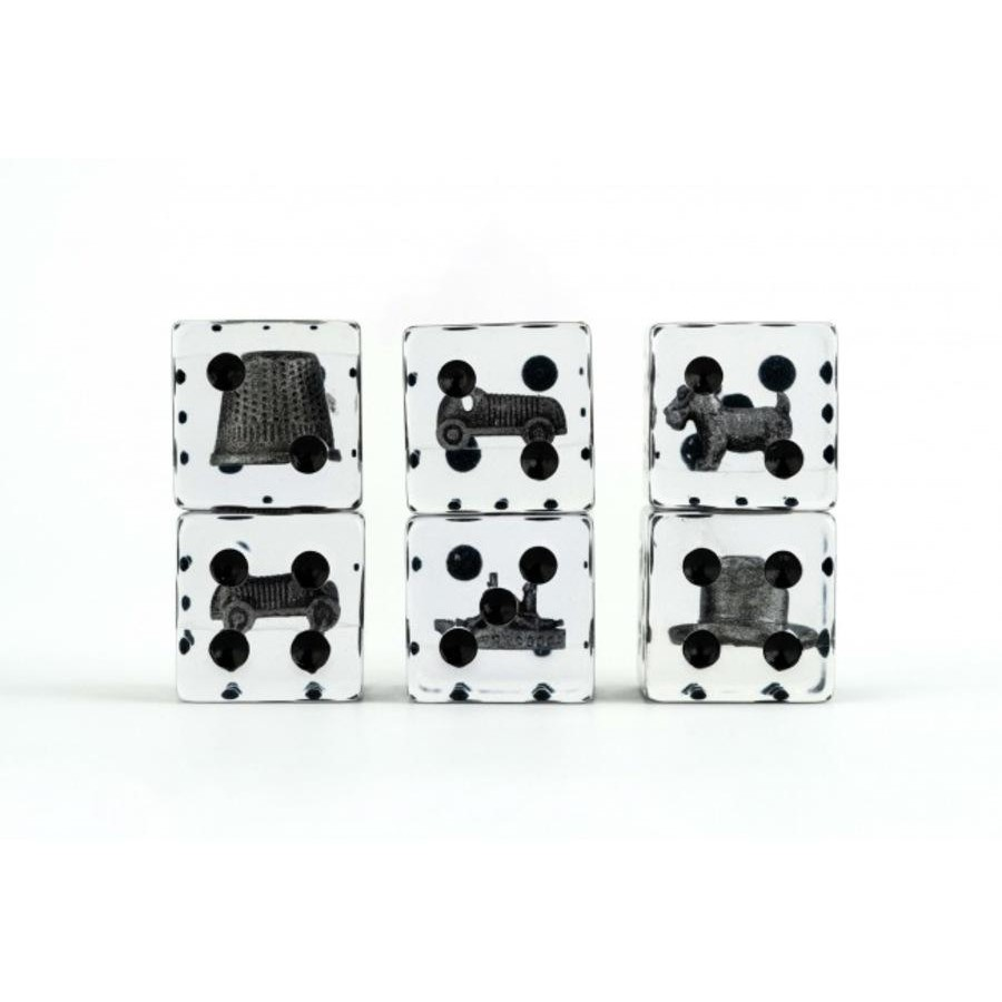 Monopoly Collectible Token Dice | 6 Piece Dice Set