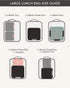 MontiiCo LARGE Insulated Lunch Bags