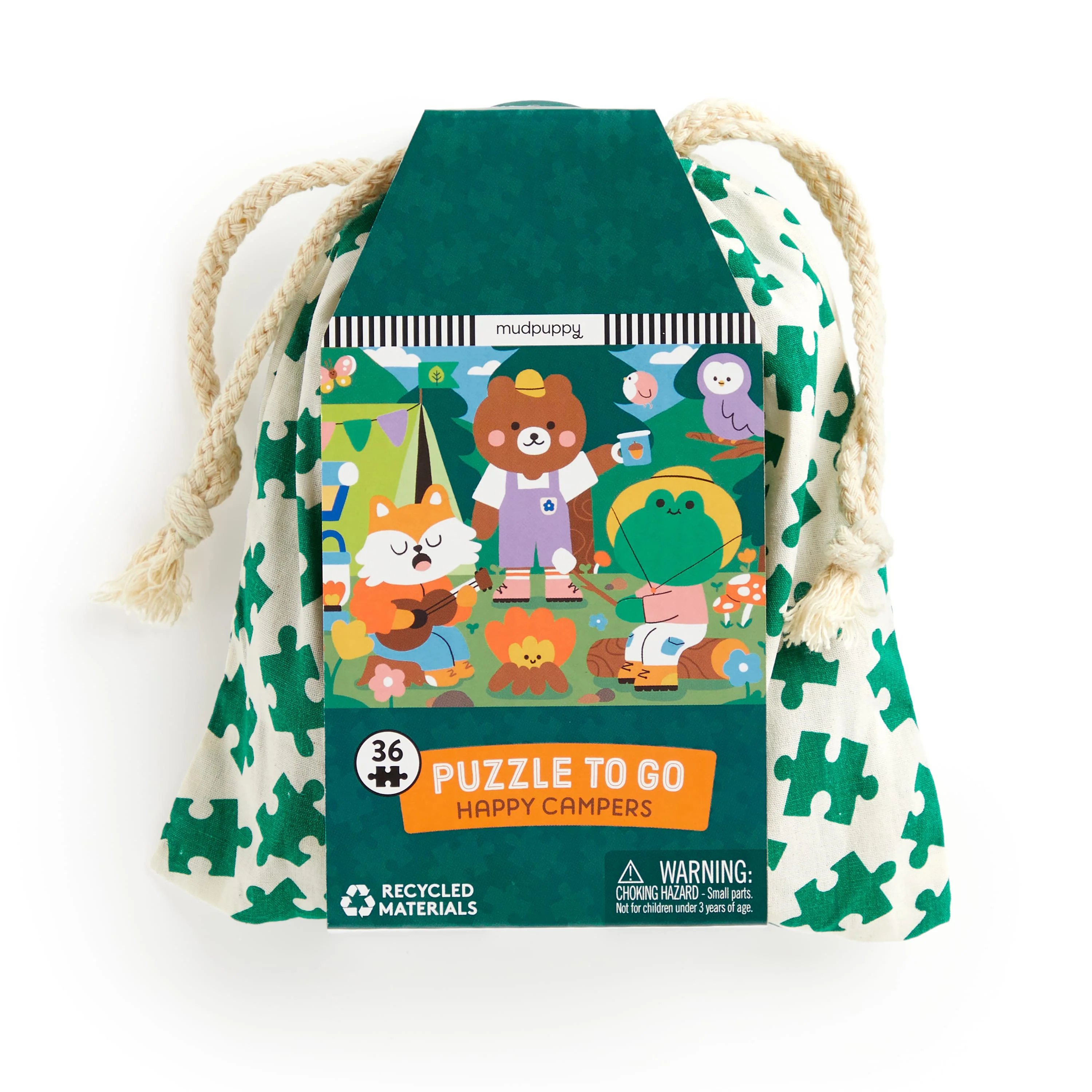 Muddy Puppy Happy Camper Puzzle In Bag