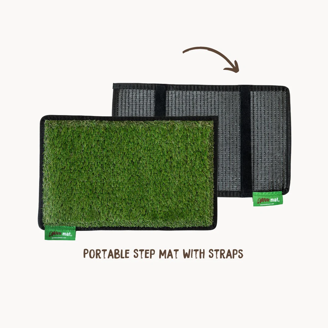 Green Grass Mat For Portable Step