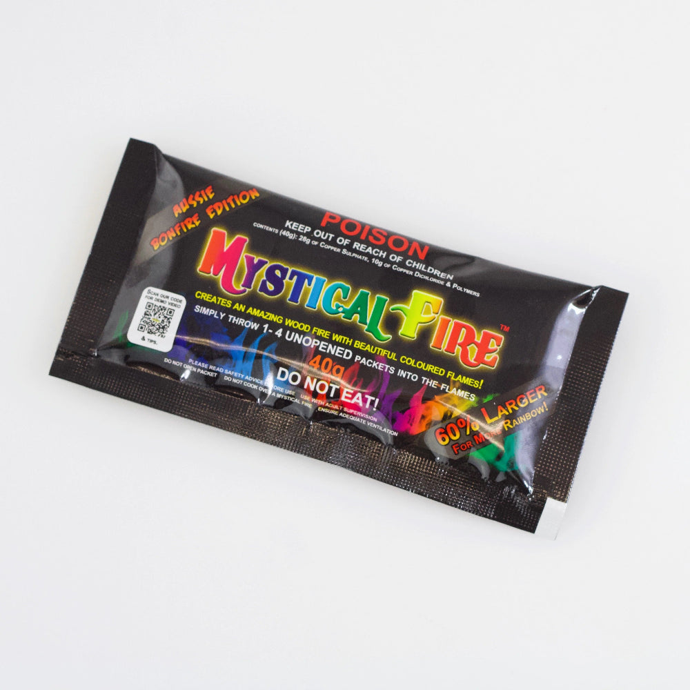 Mystical Fire product packaging on a white background - Adventure Awaits