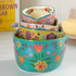 Ceramic Nesting Measuring Cups Folk Flower by Natural Life
