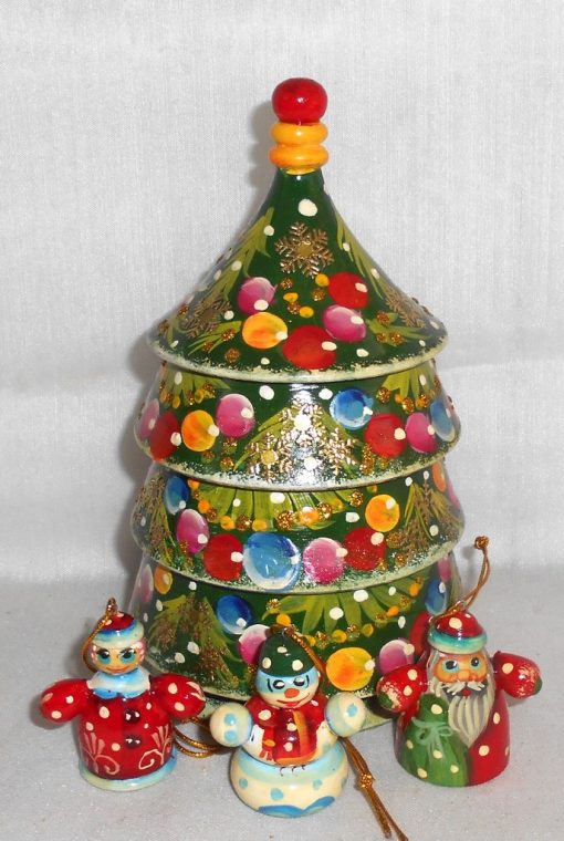 Russian Nesting Dolls | Christmas Tree With Ornaments