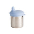 Nestling stainless steel sippy cup with blue silicone spout lid — Adventure Awaits