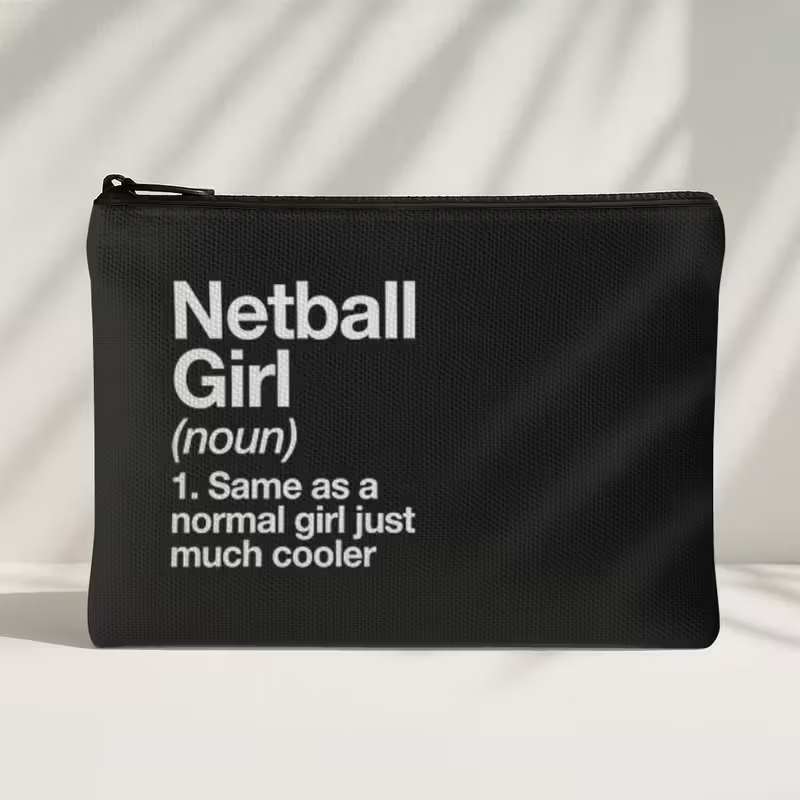 Netball Girl Pouch