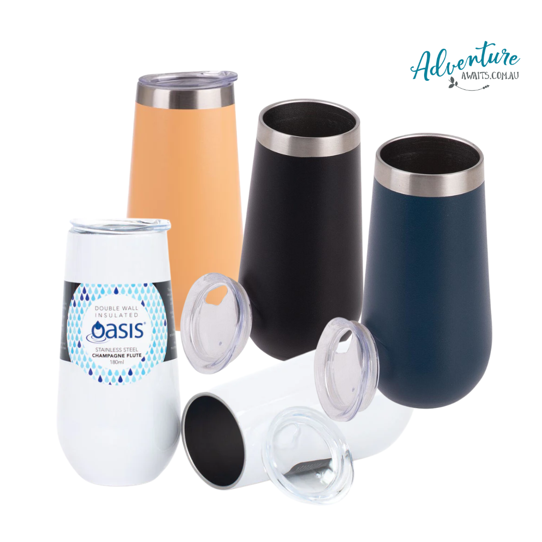 Oasis | Double Walled Insulated Champagne Flute 180ml