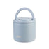 Oasis insulated food jar in blue with carry handle and secure lid, compact stainless steel lunch container for hot or cold meals on the go or travel Adventure Awaits