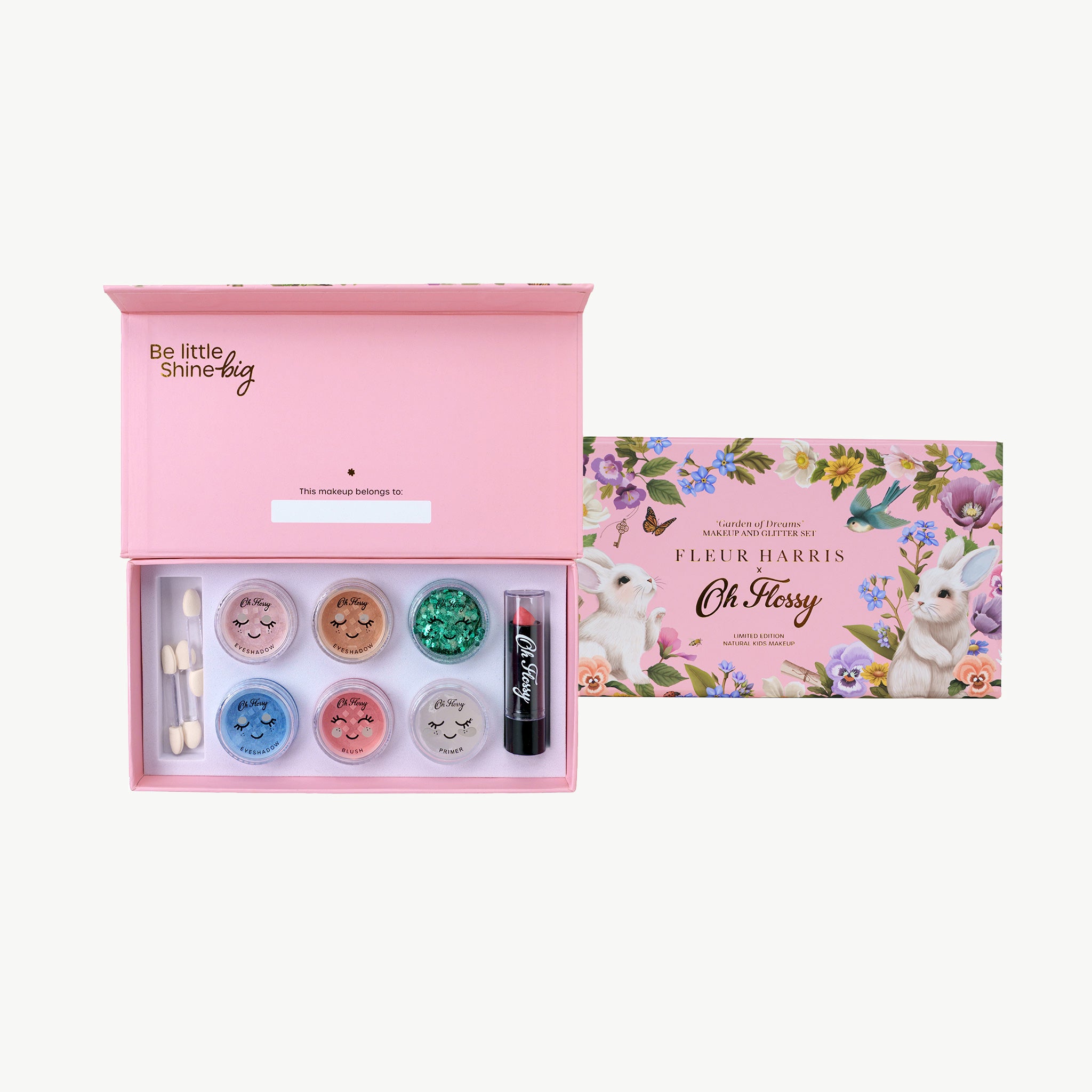Oh Flossy X Fleur Harris Garden Of Dreams | Natural Makeup Set DELUXE BOX