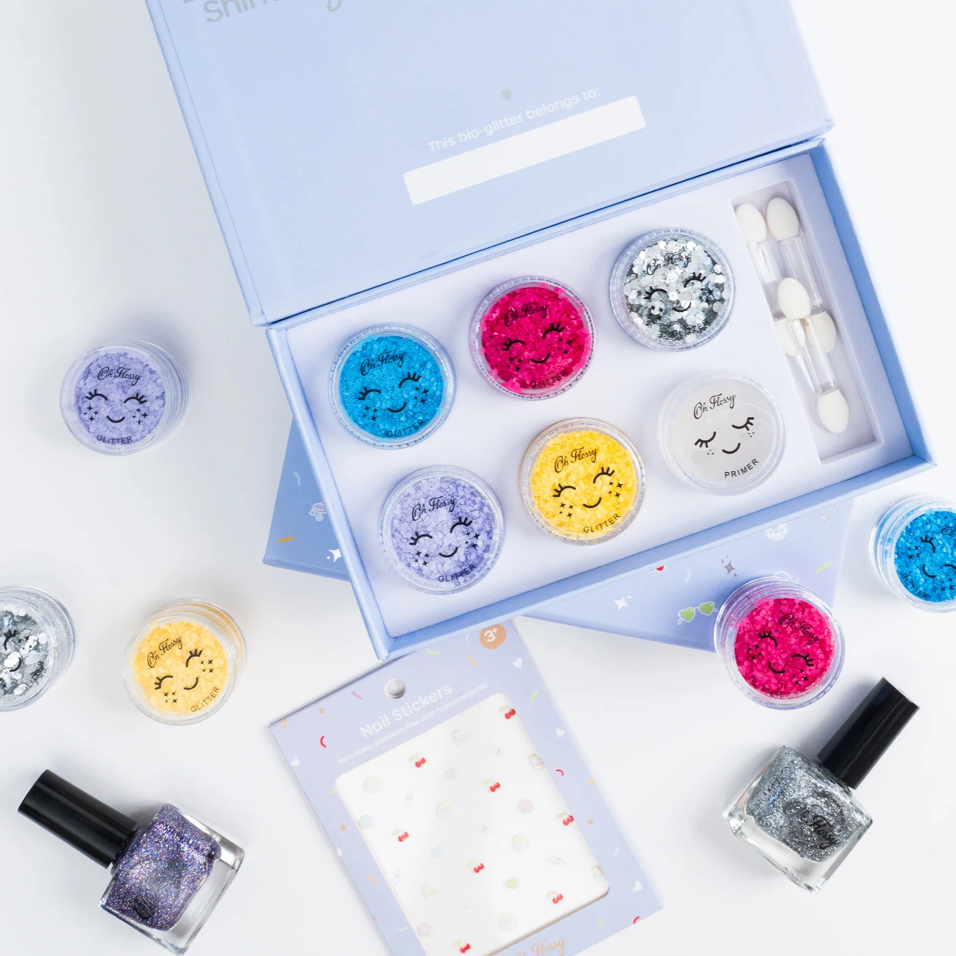 Oh Flossy | Kids Disco Fever Glitter Set