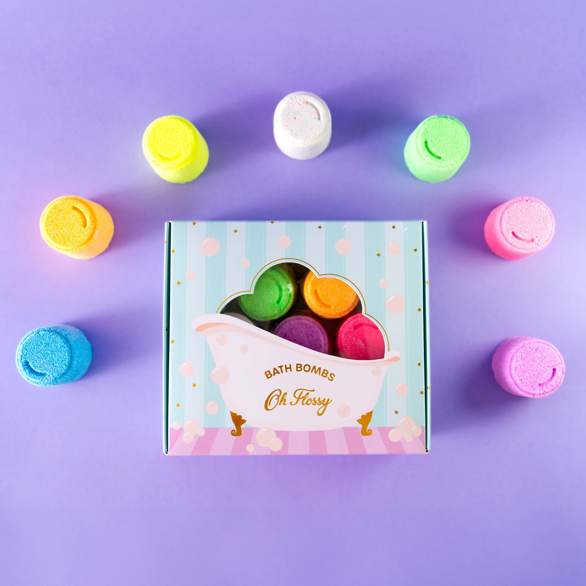 Oh Flossy Mini Bath Bombs
