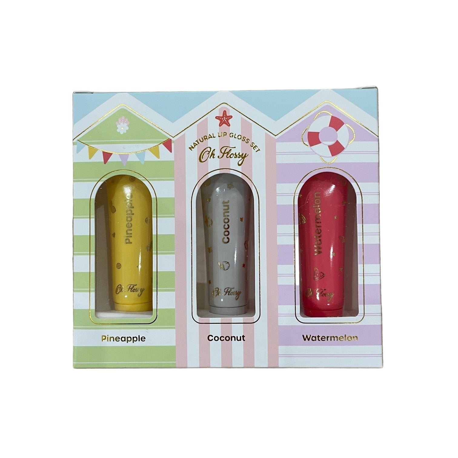 Oh Flossy Natural Lip Gloss Set