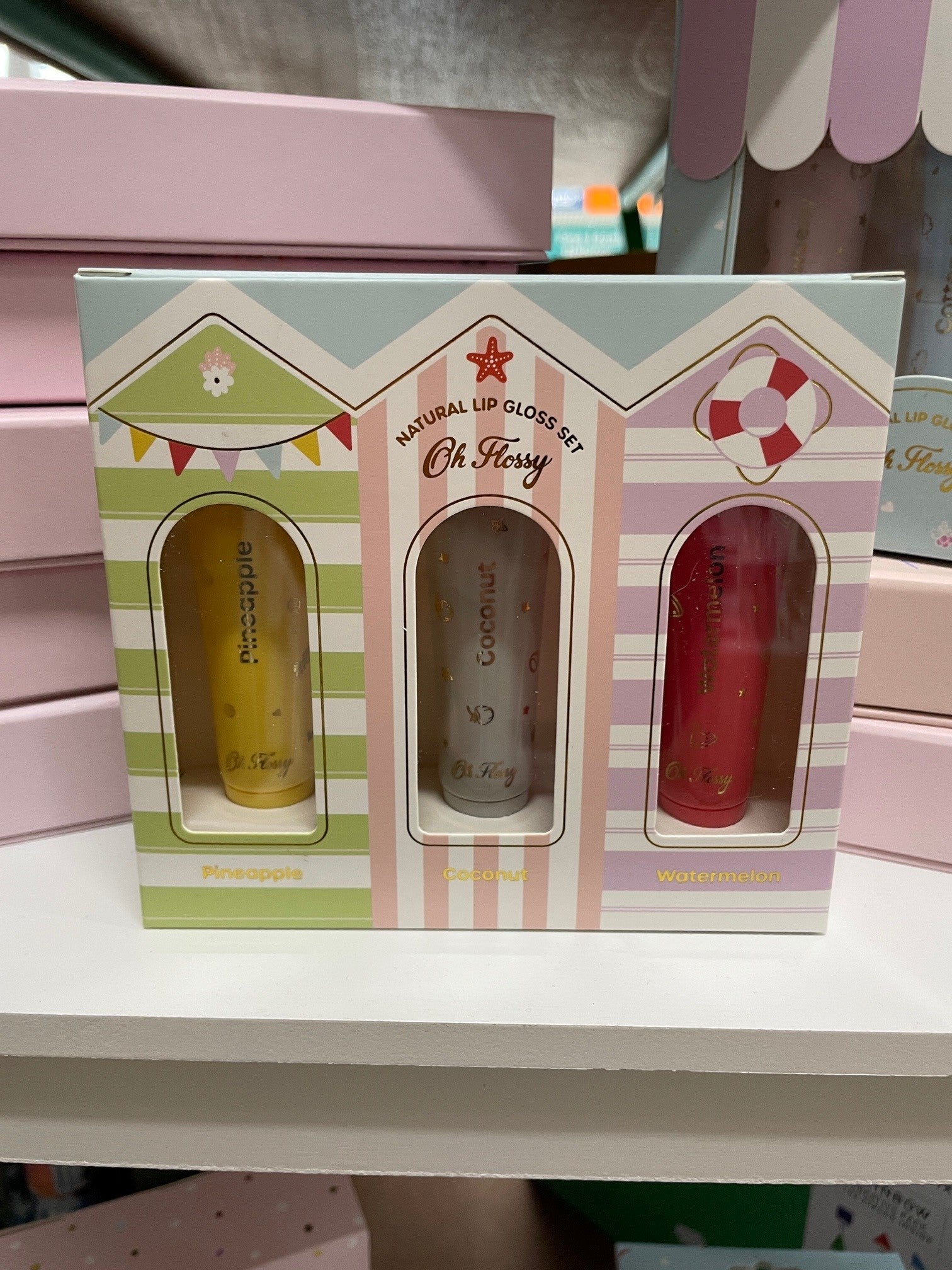 Oh Flossy Natural Lip Gloss Set