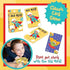 Child playing the Old Maid classic card game with colourful jumbo character cards, Adventure Awaits