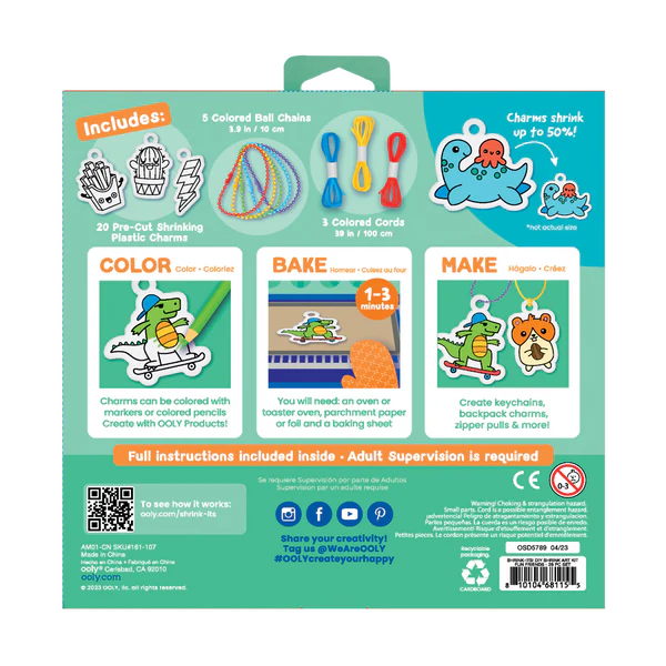 Ooly Shrink-its | DIY Shrink Art Kit