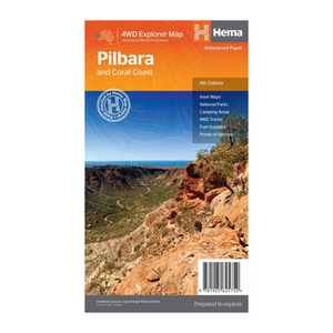 Hema Maps Pilbara and Coral Coast | Iconic Map