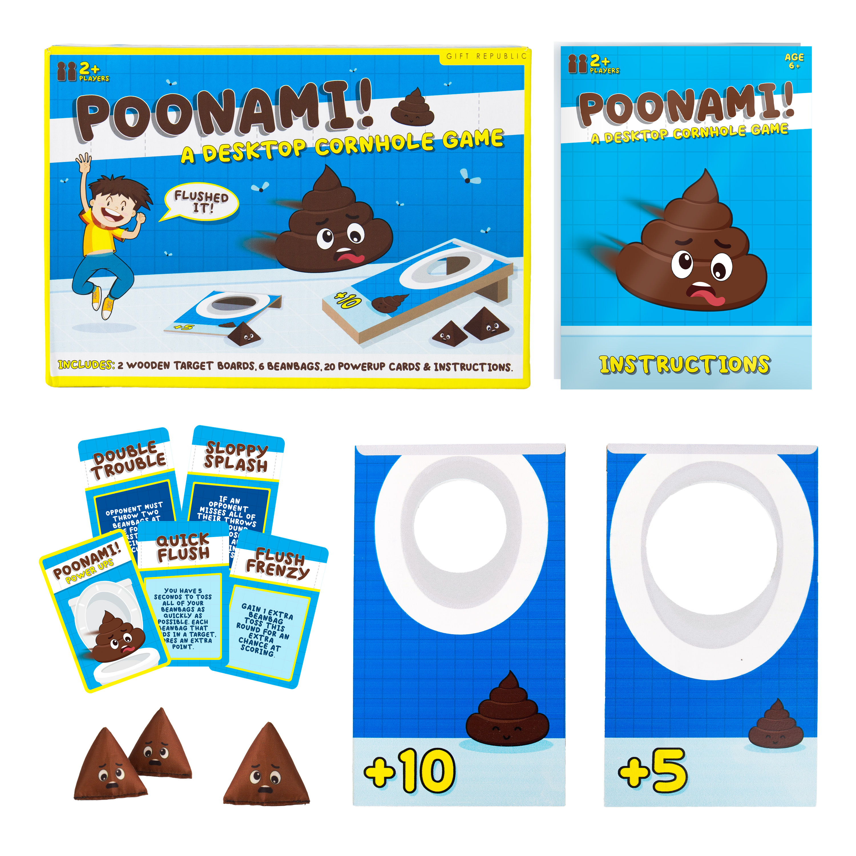 Poonami game with cards