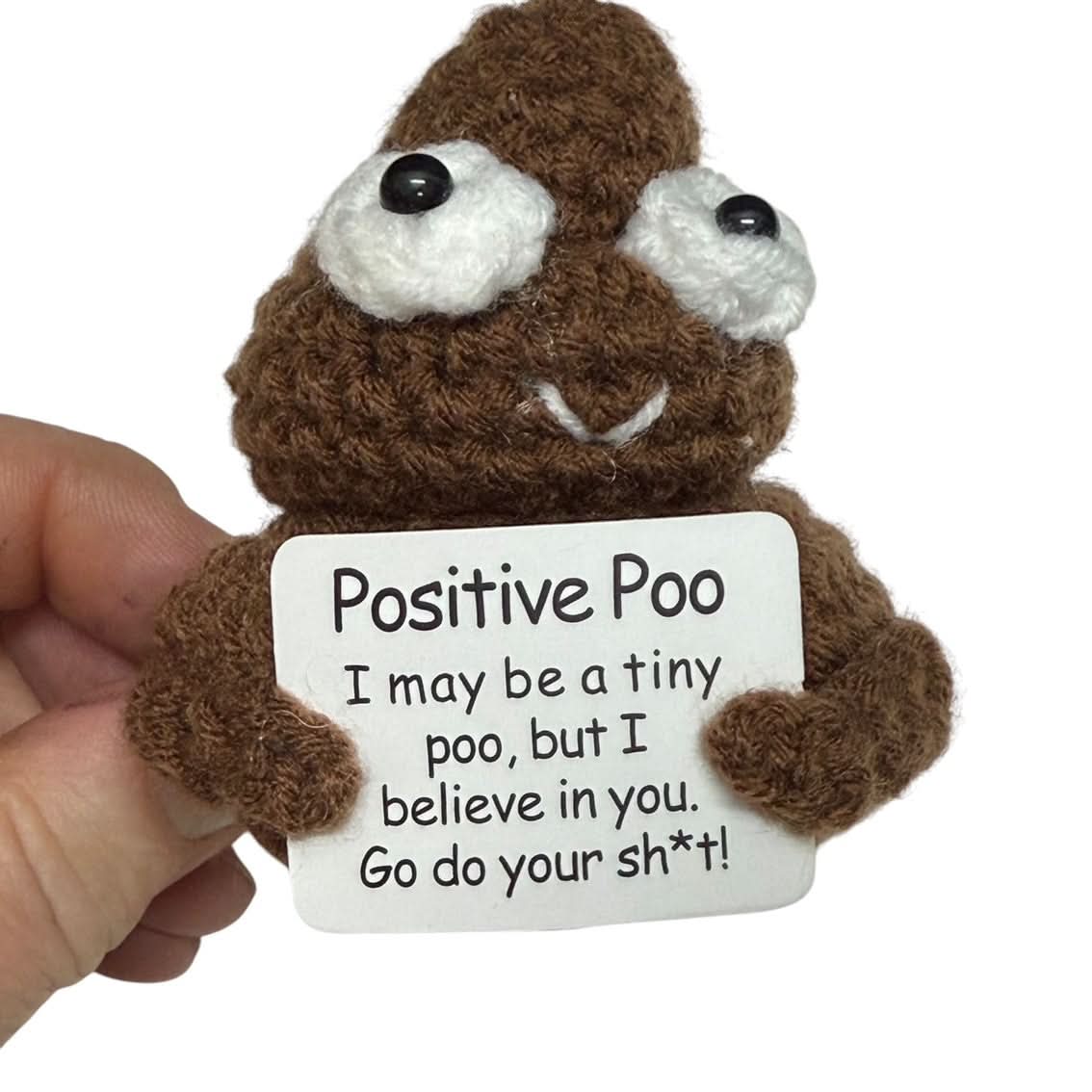 Mini Crochet Characters | Handmade Positive Message Gift