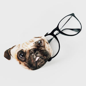 Microfiber Glasses Cloth | Cat or Pug