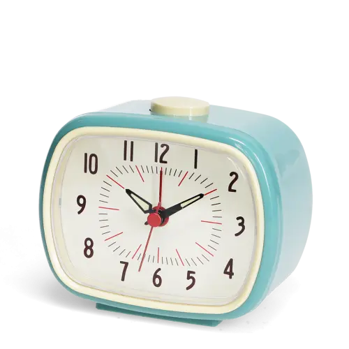 Rex London Retro Alarm Clock Blue