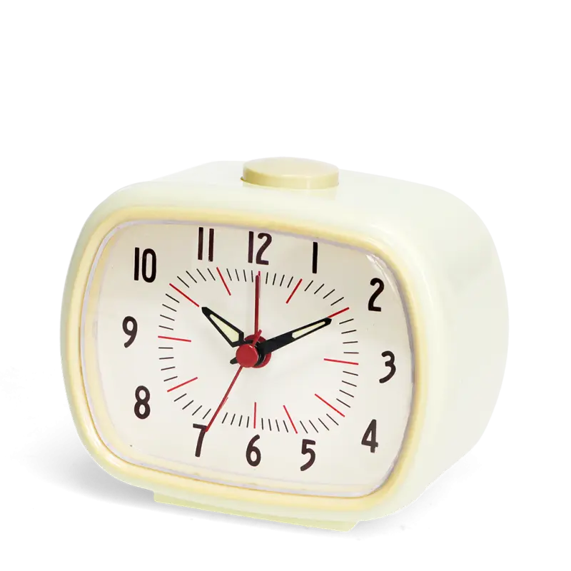 Rex London Retro Alarm Clock Cream