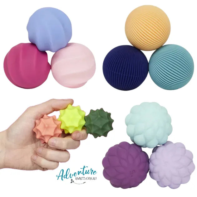 Speks Odds Vivid silicone fidget magnets in Swirls, Lines, Spurs and Puffs textures from Adventure Awaits
