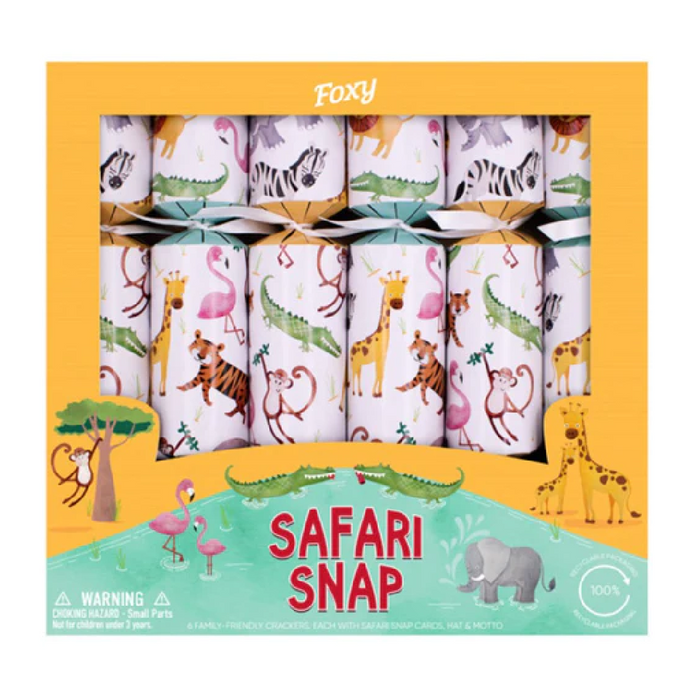 Christmas Crackers | Safari Snap 6pk