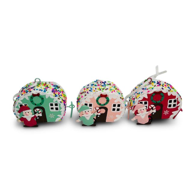 Caravan Christmas Decoration | Santa Caravan